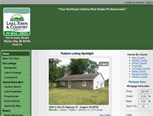 Tablet Screenshot of lake-town-country-realty.com